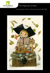 Lot de 6 cartes postales - ma p'tite alsacienne - dessins katia schmitt