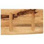 vidaXL Dessus de table 50x20x2 5 cm bord vif bois massif manguier brut