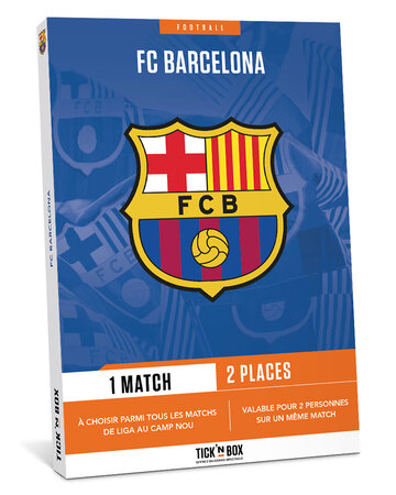 Coffret cadeau - TICKETBOX - FC Barcelone - 2 places