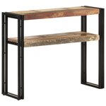 vidaXL Table console 90x30x75 cm Bois de récupération massif