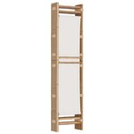 vidaXL Cloison de séparation pliante 4 panneaux 160 cm Bambou et toile