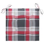 vidaXL Ensemble à manger d'extérieur pliable avec coussin 3 Pièces Teck