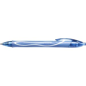 Stylo à encre gel gelocity quick dry  tracé: turquoise bic