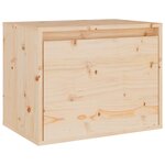 vidaXL Armoire murale 45x30x35 cm Bois de pin massif