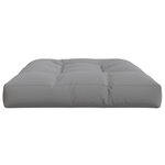 vidaXL Coussin de palette 120x80x12 cm gris tissu