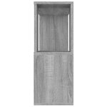 vidaXL Bibliothèque/Séparateur de pièce Sonoma gris 80x24x63 cm