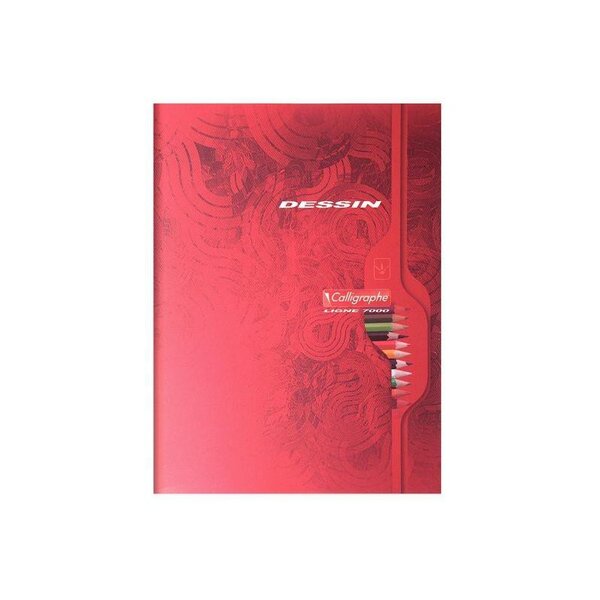 Cahier de dessin 32 pages 120g  format 17 x 22 cm CALLIGRAPHE