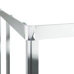 vidaXL Cabine de douche ESG 80x80x180 cm