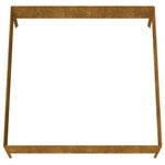vidaXL Lit surélevé de jardin 100x100x33 5 cm acier corten