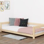 Lit Montessori enfant STUDY 80 x 180 verni
