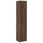 vidaXL Armoire de rangement mince chêne marron 45x42 5x225 cm
