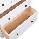 vidaXL Buffet Blanc 80x40x83 cm Pin Gamme Panama