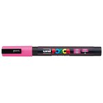 Marqueur pointe conique fine pc3m 0 9 - 1 3mm rose x 12 POSCA