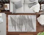 Tapis de salon NOUR 80 x 150 cm - Gris
