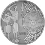 Pièce de monnaie en Argent 2000 Francs g 200 Millésime 2024 Stanislaw Lem Master of Science Fiction INVINCIBLE
