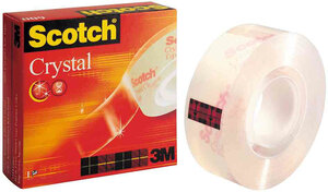 Ruban adhésif Crystal Clear 600 19 mm x 33 m par 1 SCOTCH