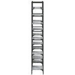 vidaXL Bibliothèque sonoma gris 127 5x28 5x172 5 cm bois d'ingénierie
