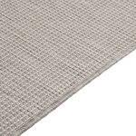 vidaXL Tapis à tissage plat d'extérieur 80x250 cm Taupe