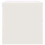 vidaXL Classeur blanc 90x40x40 cm acier