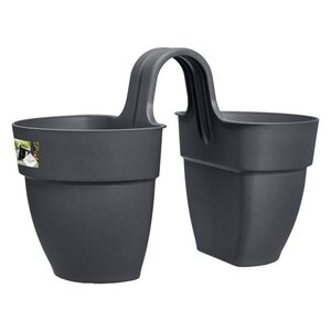 ELHO - Pot de fleurs - Vibia Campana Flower Twin 21 - Anthracite