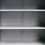 vidaXL Armoire de bureau avec 2 portes Acier 90 x 40 x 180 cm Gris
