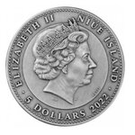 PANTOCRATOR 2 Once Argent Monnaie 5 Dollars Niue 2022