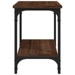 vidaXL Table d'appoint Chêne marron 40x30x42 cm Bois d'ingénierie