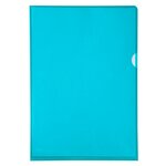 Etui Carton De 100 Pochettes Coin Pvc Lisse Haute Résistance 13/100e - A4 - Vert - Exacompta