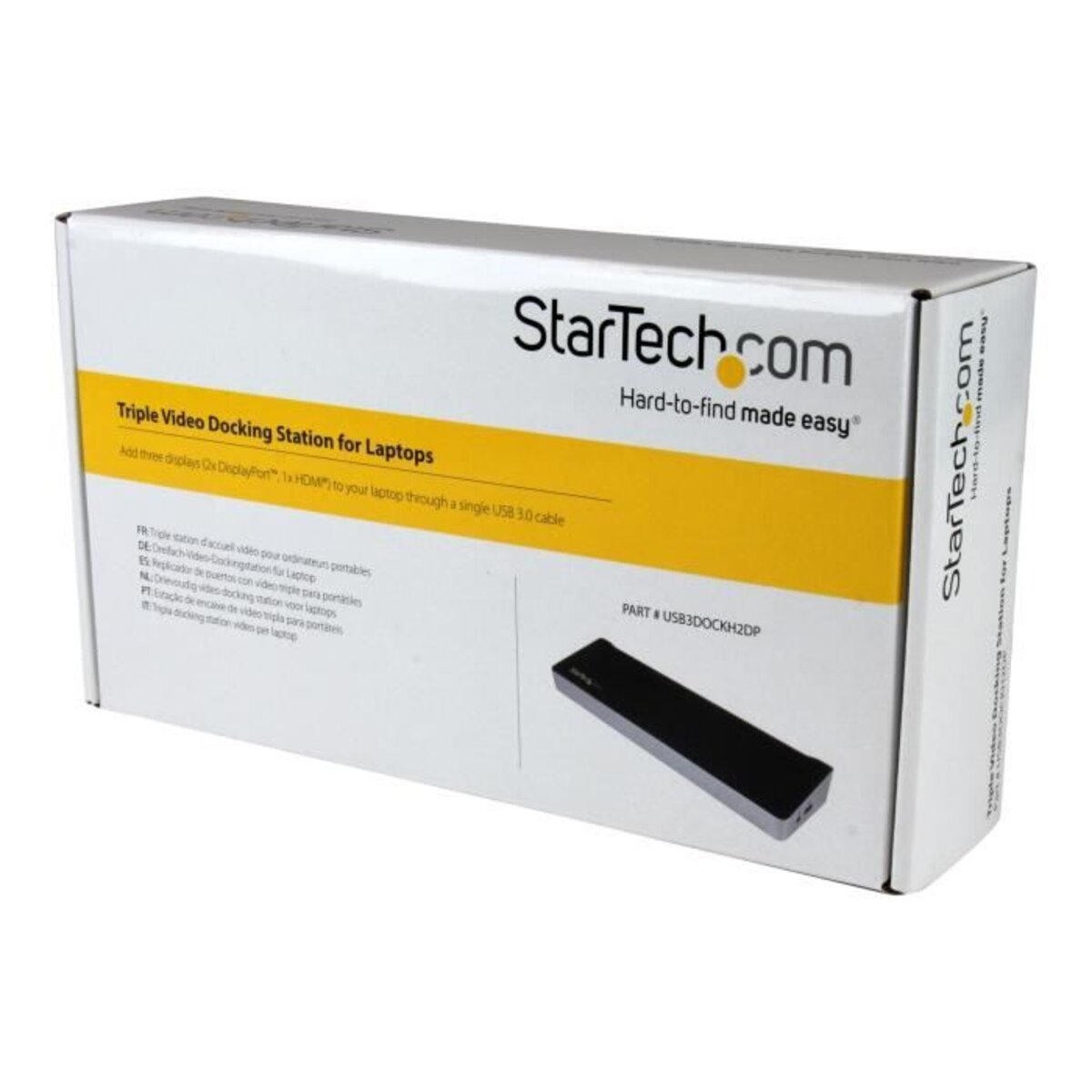 StarTech.com Station d'accueil USB 3.0 triple affichage PC