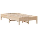 vidaXL Cadre de lit sans matelas 120x200 cm bois de pin massif