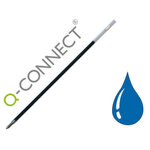 Recharge stylo-bille sur socle largeur moyenne coloris bleu Q-CONNECT