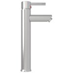 vidaXL Lavabo de bain avec robinet et drain à poussoir Verre trempé