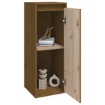 vidaXL Armoire murale Marron miel 30x30x80 cm Bois de pin massif