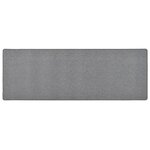 vidaXL Tapis de couloir Gris foncé 50x150 cm