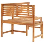 vidaXL Banc d'angle de jardin 140 cm Bois solide d'acacia