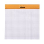 Bloc agrafé orange N°148,5x5, 80 feuillets microperforés détachables