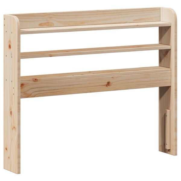 vidaXL Tête de lit avec étagères 90 cm bois massif de pin