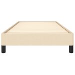 vidaXL Cadre de lit Crème 80 x 200 cm Tissu