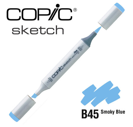 Marqueur à l'alcool Copic Sketch B45 Smoky Blue