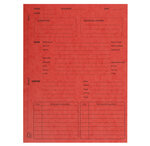 Paquet De 25 Dossiers De Procédure Carte Lustrée 25x32cm - Rouge - X 5 - Exacompta