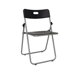 Q-connect chaise pliable - Structure aluminium - Max. Supporte 100kg - Gris