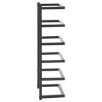 vidaXL Porte-serviette Noir 24x12x48 cm Acier