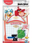 Ardoise ANGRY BIRDS, effaçable à sec, blanc MAPED