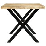 vidaXL Table à manger 180x90x76 cm Bois de manguier massif