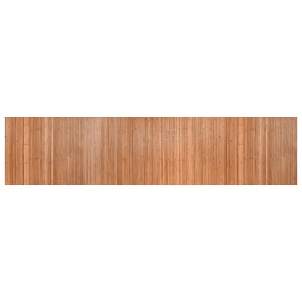 vidaXL Tapis rectangulaire naturel 70x300 cm bambou