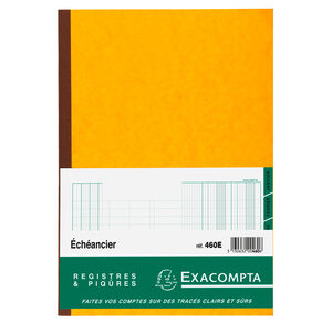 Piqûre 29 7x21cm échéancier 80 pages - Couleurs aléatoires EXACOMPTA
