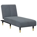 vidaXL Ensemble de canapés 2 Pièces gris foncé velours