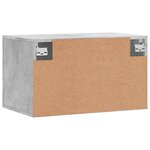 vidaXL Armoire murale Gris béton 60x36 5x35 cm Bois d'ingénierie
