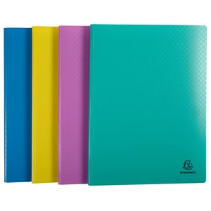 Protège-documents En Polypropylène Rigide Forever Young 60 Vues - A4 - Couleurs Assorties - X 12 - Exacompta