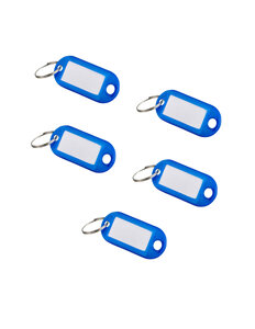 THIRARD - Lot de 5 portes-étiquettes bleu 50x20mm - THIRARD